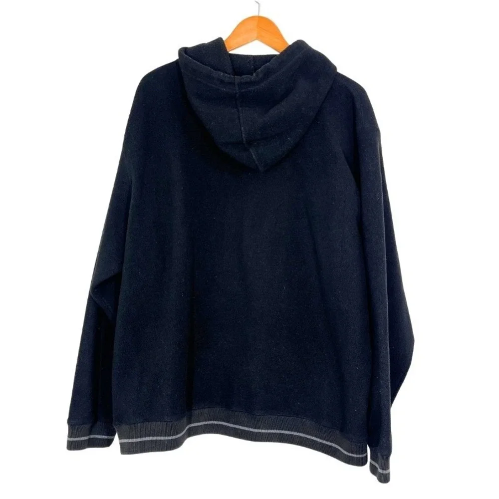 J.Crew Y2K Black Fleece‎ Hoodie Archive Minimal Pullover Men's L Streetwear